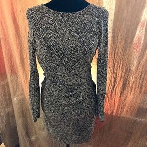 Flattering sparkly sexy party dress